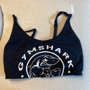 Gymshark black legacy bra